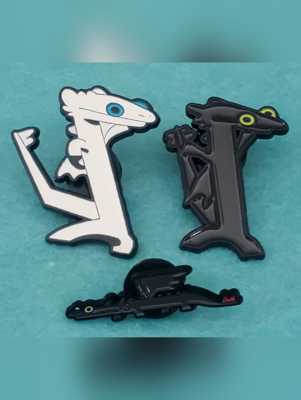 How To Train Your Dragon Dancing Meme Toothless And Light Fury Enamel Pin Set